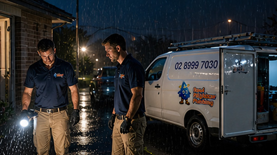 Emergency plumbing service